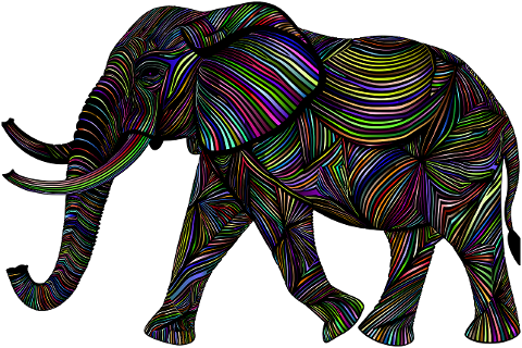elephant-animal-pachyderm-line-art-8707335