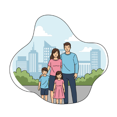 family-illustration-happy-family-10079988