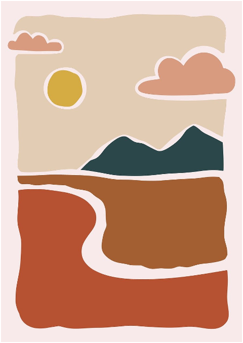 sea-mountain-shape-summer-sun-9472311