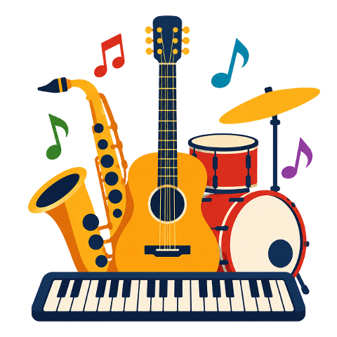 guitar-saxophone-drum-kit-keyboard-10388663