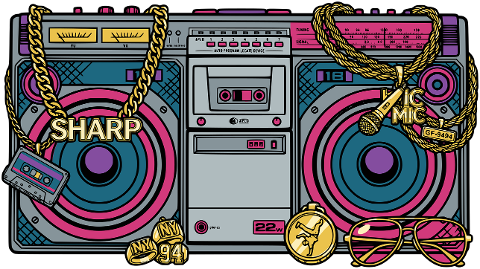 boombox-retro-tape-gold-chain-10352823