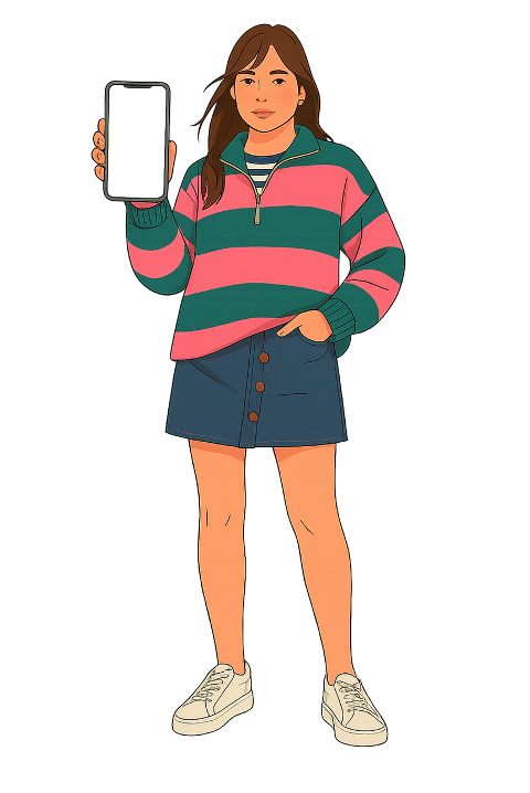 woman-illustration-smartphone-mockup-9991475