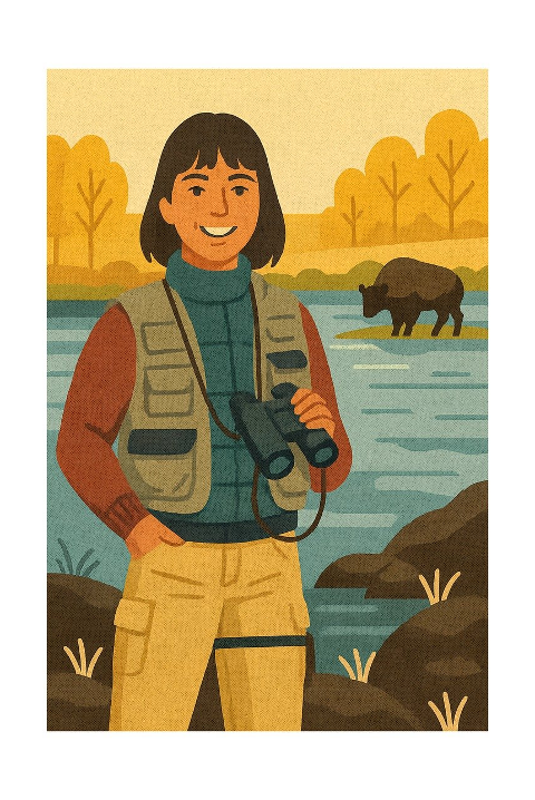 person-wildlife-bear-nature-river-9958670