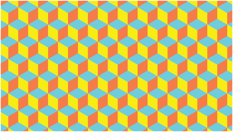 cube-hexagon-pattern-yellow-blue-4735155
