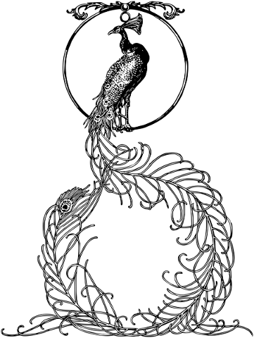 peacock-bird-frame-animal-line-art-5180219