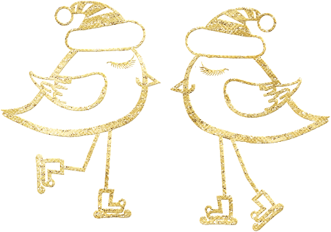 birds-gifts-santa-hat-gold-foil-5816056
