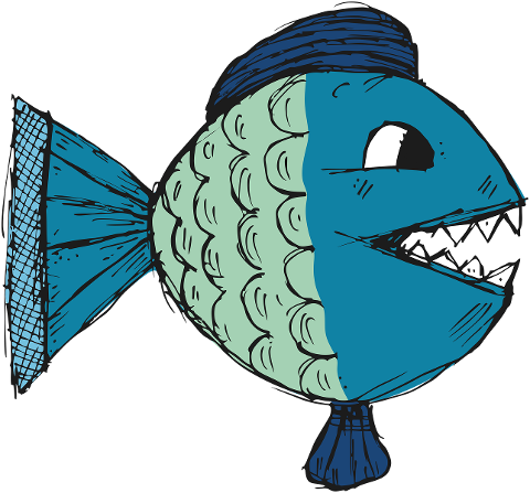 fish-animal-drawing-line-art-6770695
