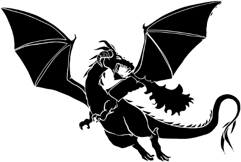 dragon-animal-silhouette-creature-6393197