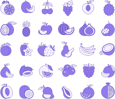 fruits-icons-dessert-purple-peach-9349258