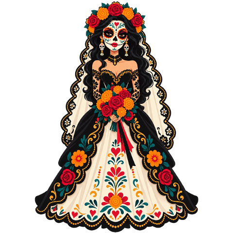 day-of-the-dead-calavera-bride-10483559