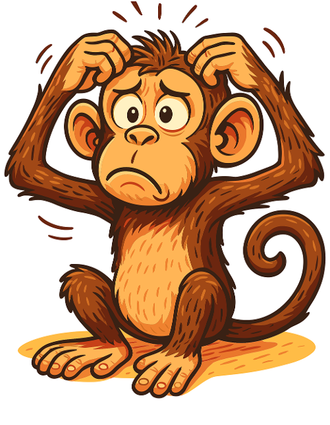 cartoon-monkey-confused-expression-9825779