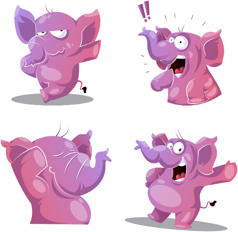 elephant-expressions-cartoon-6226164