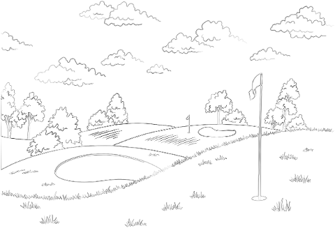 golf-course-field-drawing-doodle-6552193