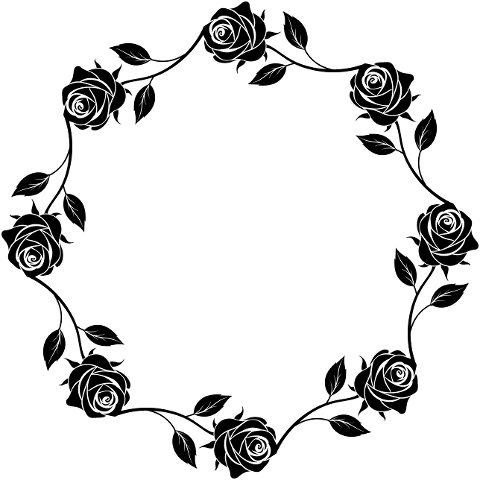 rose-flower-frame-border-plant-8815269