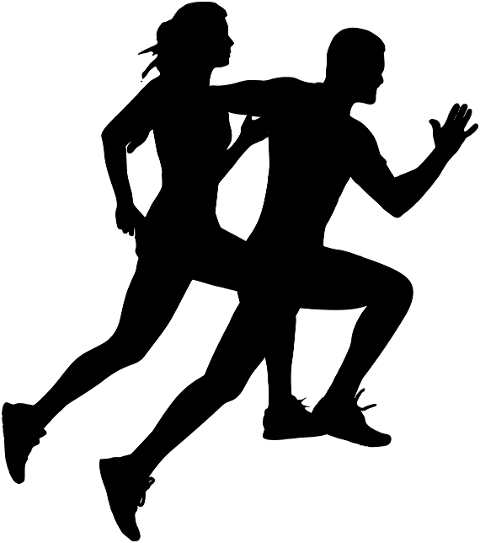silhouette-runner-woman-man-run-3714993