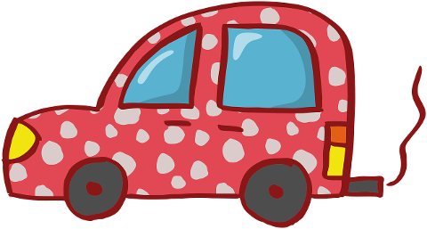 car-vehicle-pattern-dots-cartoon-7405337