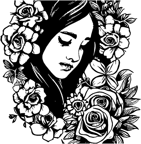 woman-floral-pattern-portrait-7418594