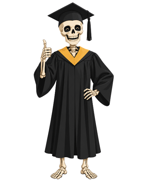 graduation-skeleton-in-cap-10464013
