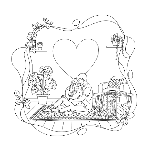 line-art-couple-10080046