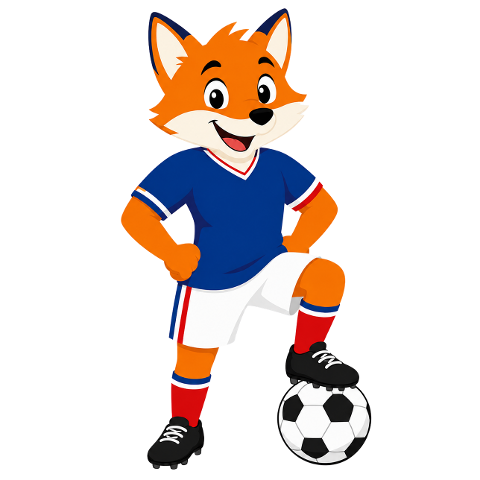 france-fox-football-mascot-10328598