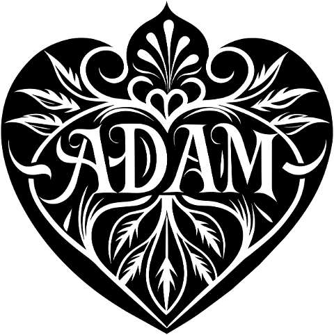 adam-heart-love-typography-8830867