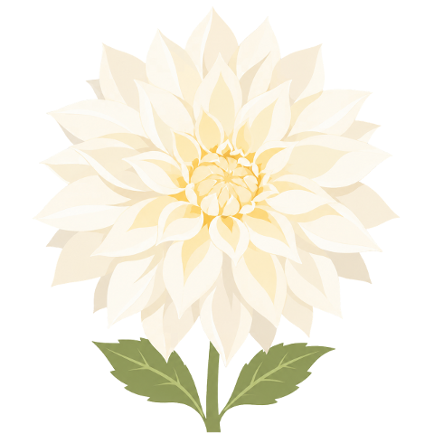 dahlia-cream-flower-petals-leaves-10358394