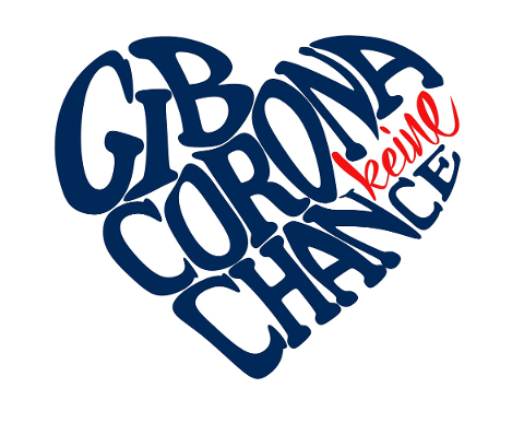 give-corona-no-chance-button-heart-5781864