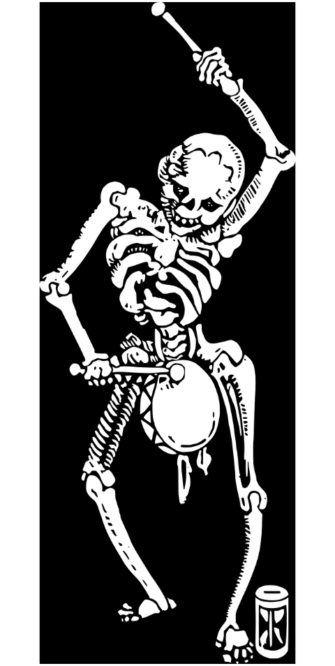 skeleton-drum-music-bones-death-7872387