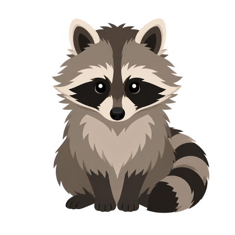 raccoon-masked-face-animated-10354993
