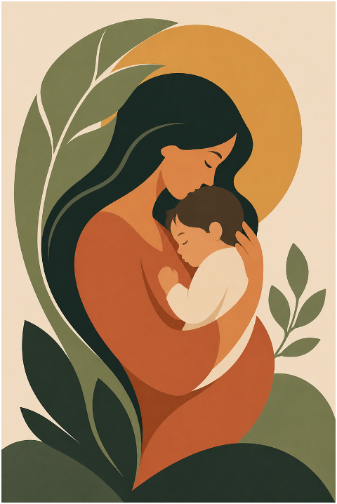 minimal-illustration-motherhood-10263715