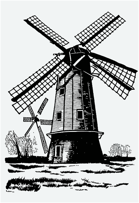 windmill-drawing-structure-old-7471074