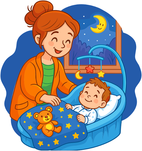 mom-child-cradle-night-dream-9569127