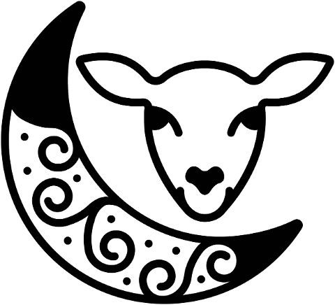 crescent-moon-with-goat-head-7954186
