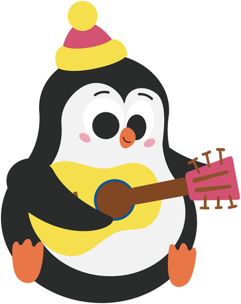 penguin-guitar-cute-cartoon-animal-7322179