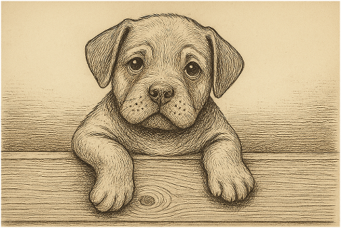 puppy-dog-sketch-drawing-vintage-9934317