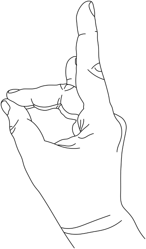 hand-posture-hand-line-art-drawing-7253928