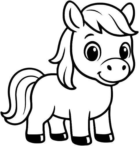 horse-pony-cartoon-cute-animal-9620809