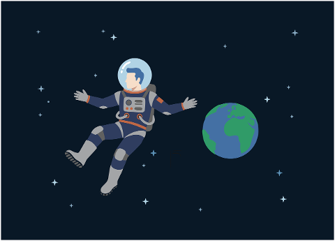 astronaut-space-earth-stars-10242805