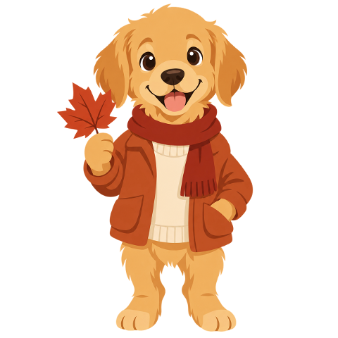 animation-golden-retriever-autumn-10473608