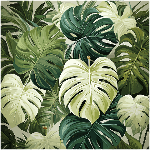 ai-generated-monstera-leaves-plants-8201401