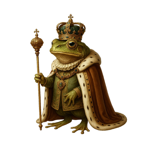 ai-generated-frog-king-royal-frog-9604069