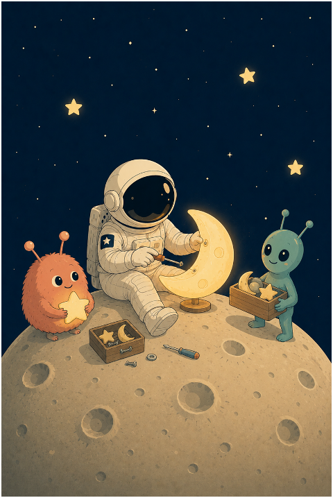 astronaut-aliens-moon-night-sky-10282041