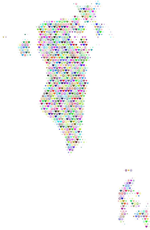 bahrain-map-love-peace-country-7977213