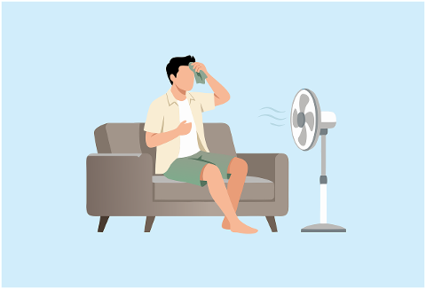 heat-summer-sweat-fan-cooling-10333170