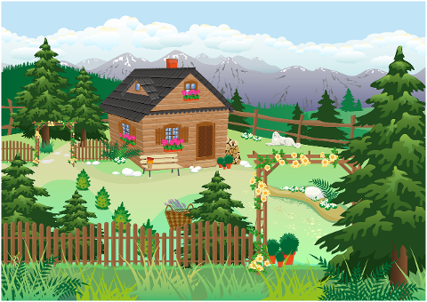 chalet-mountains-summer-holiday-5218666