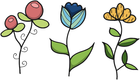flowers-cartoon-flora-nature-5035345