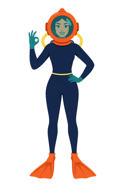 diver-female-character-diving-helmet-10465390