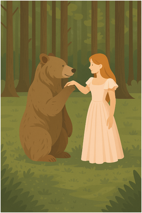 fairytale-illustration-girl-and-bear-9962373