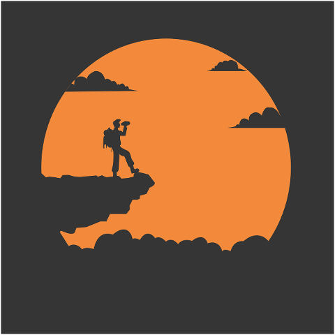 hiking-cliff-silhouette-hiker-6643769