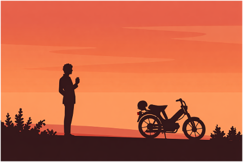sunset-silhouette-motorcycle-man-10198319